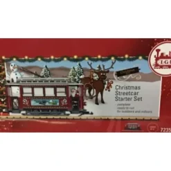 LGB 72351 Christmas Trolley Street Car G Gauge Starter Train Set - Your Source for Gaming Essentials