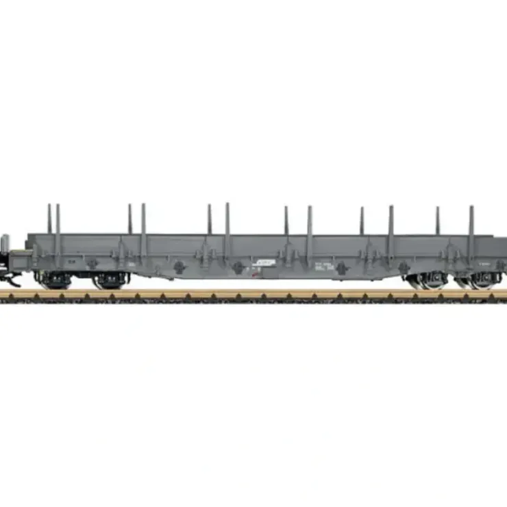 LGB 45922 G Rhaetian Railroad RhB Type Re-w 4-Axle Stake Flatcar - Your Source for Gaming Essentials