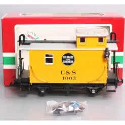 LGB 43650 G Scale Colorado & Southern Short Yellow Caboose #1003 LN/Box - Your Source for Gaming Essentials