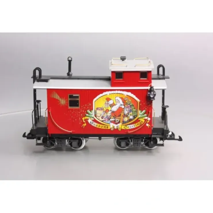 LGB 46657 G Scale Seasons Greetings Caboose - Metal Wheels EX - Your Source for Gaming Essentials