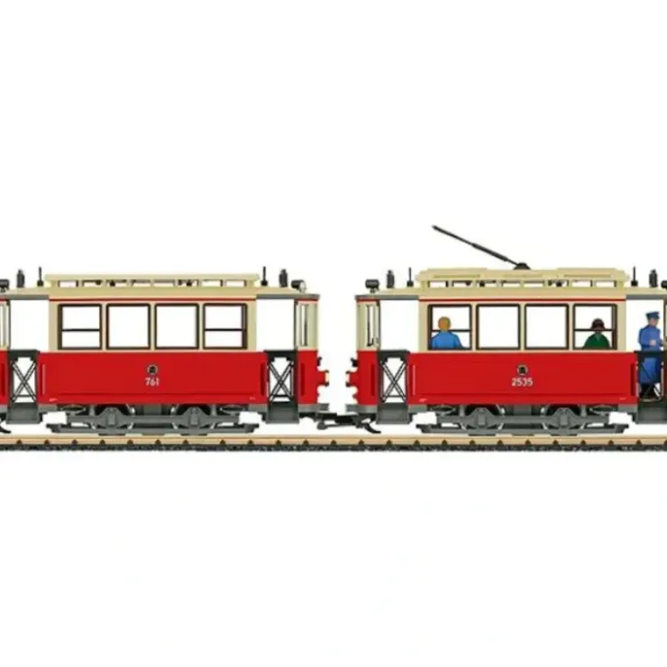 LGB 23360 Hamburg Streetcar w/Trailer - Your Source for Gaming Essentials