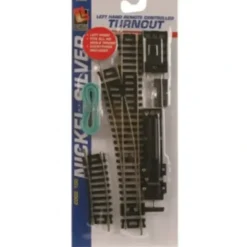 Life Like 3003 HO Code 100 18'' Left Hand Remote Control Switch Turnout - Your Source for Gaming Essentials