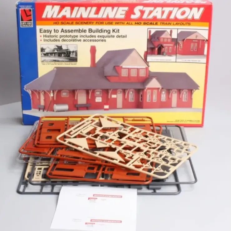 Life Like 1342 HO Mainline Station Building Kit - Your Source for Gaming Essentials