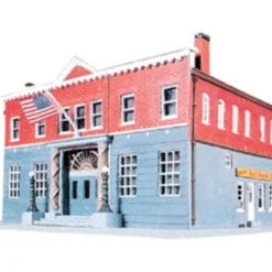 Life Like 433-1382 HO Police Station Building Kit - Your Source for Gaming Essentials