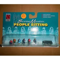Life Like 1686 HO Seated People with Bench Figures SceneMaster (Set of 7) - Your Source for Gaming Essentials