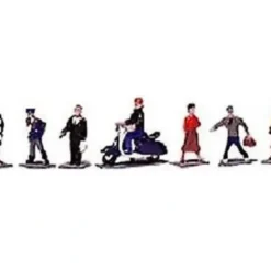 Life Like 1682 HO Townspeople with Motorcycle Figures (Set of 7) - Your Source for Gaming Essentials