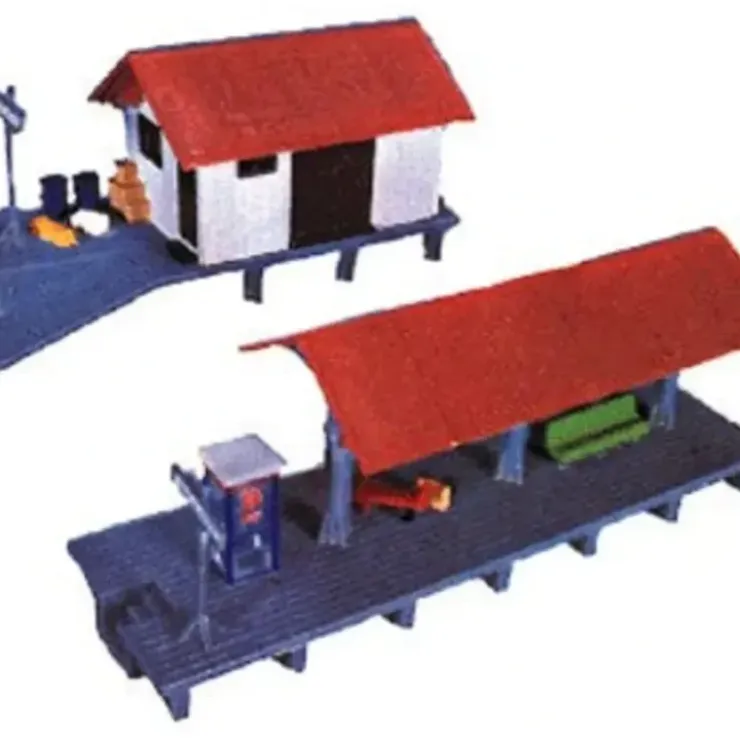 Life Like 433-1347 HO Train Station Building Kit - Your Source for Gaming Essentials