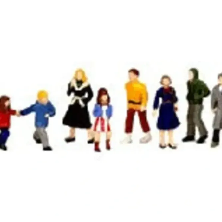 Life Like 1609 HO Walking People Figures (Set of 7) - Your Source for Gaming Essentials