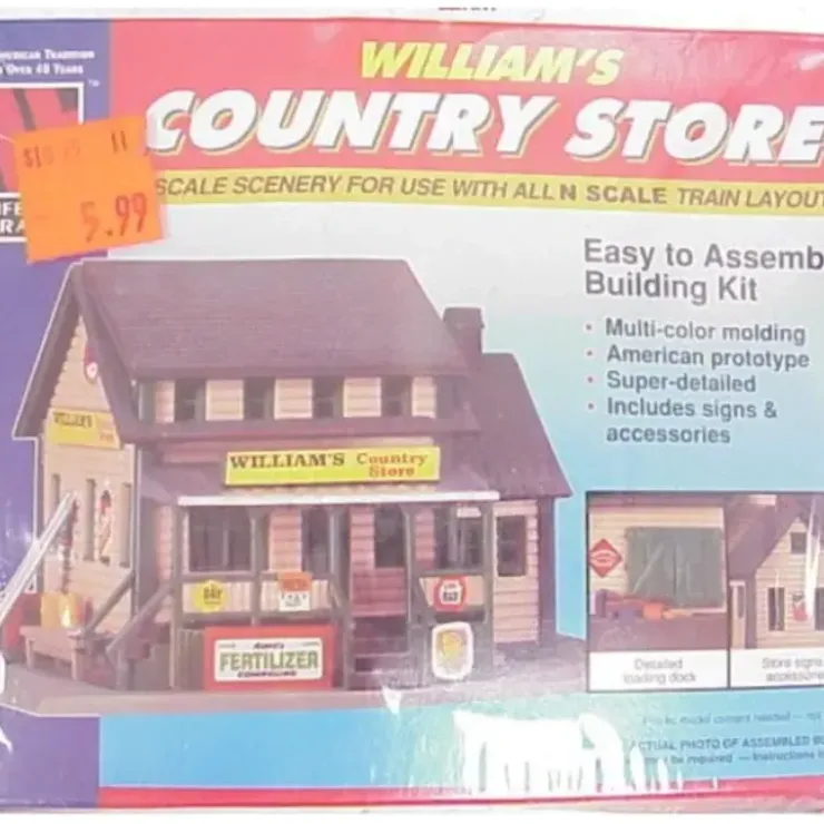 Life Like 7463 N Scale William's Country Store Building Kit - Your Source for Gaming Essentials