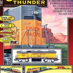 Life Like 8853 Union Pacific Golden Thunder HO Gauge Diesel Train Set - Your Source for Gaming Essentials
