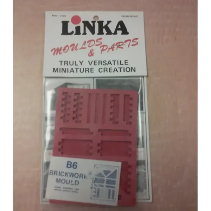 Linka B6 HO Brickwork Mould Gables,Extensions,Half Sections, Coping & Covering - Your Source for Gaming Essentials