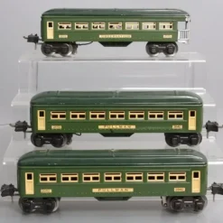 Lionel 2641 & 2640 Vintage O Prewar Tinplate Illuminated Passenger Cars [3] VG - Your Source for Gaming Essentials