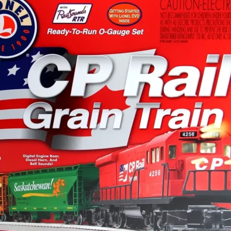 Lionel 6-30210 Canadian Pacific Grain Train O Gauge Diesel Freight Train Set - Your Source for Gaming Essentials