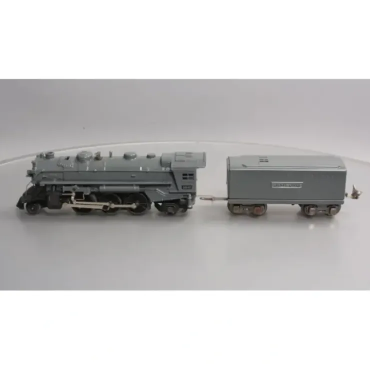 Lionel 1666E Vintage O Gray 2-6-2 Steam Locomotive with Tender EX - Your Source for Gaming Essentials