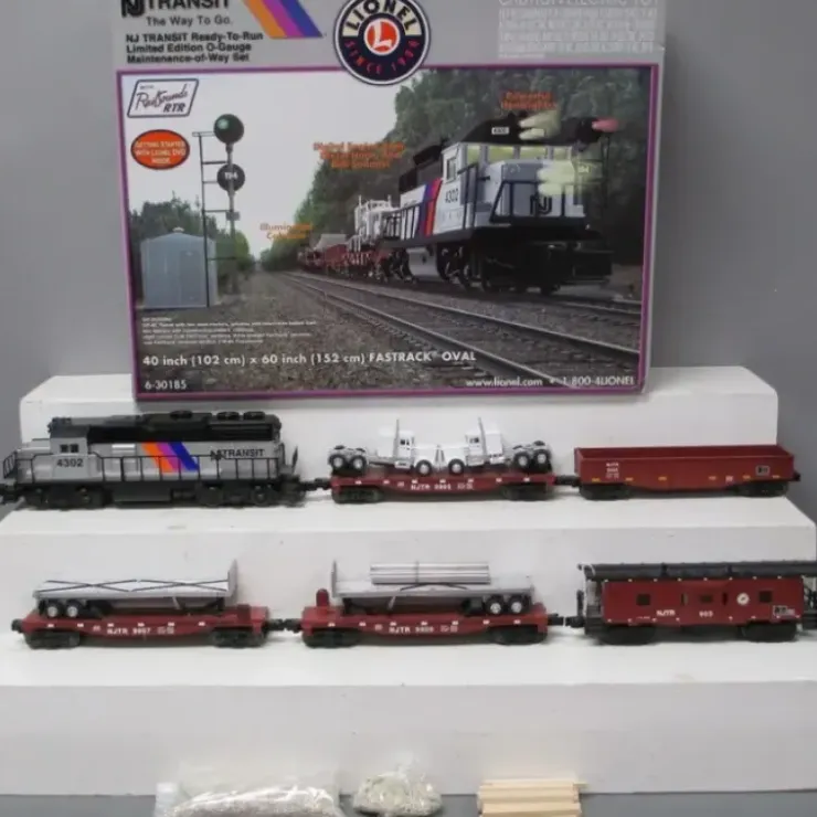 Lionel 6-30185 NJ Transit Limited Edition MOW O Gauge Diesel Train Set - Your Source for Gaming Essentials