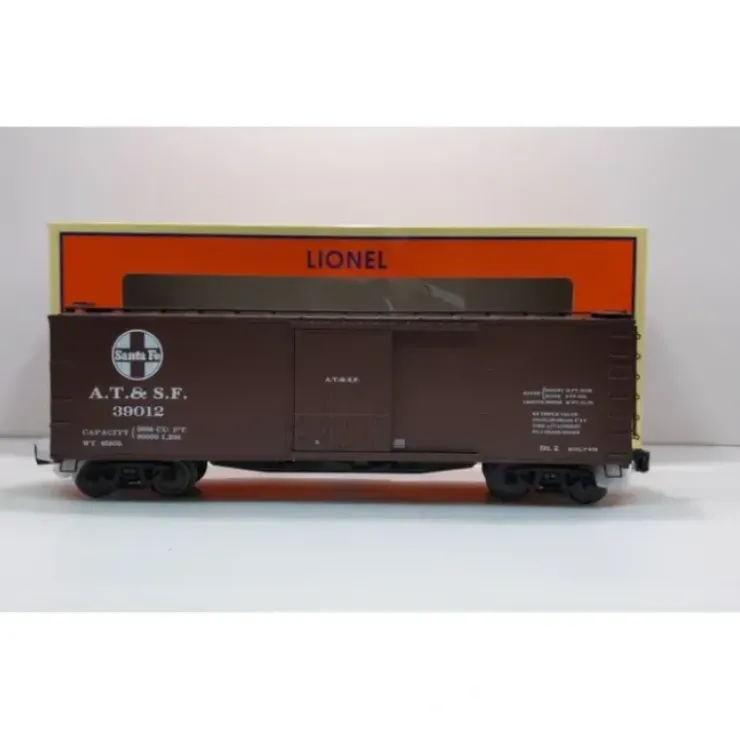 Lionel 6-29385 O Atchison Topeka Santa Fe Double-Sheathed Boxcar #39012 - Your Source for Gaming Essentials