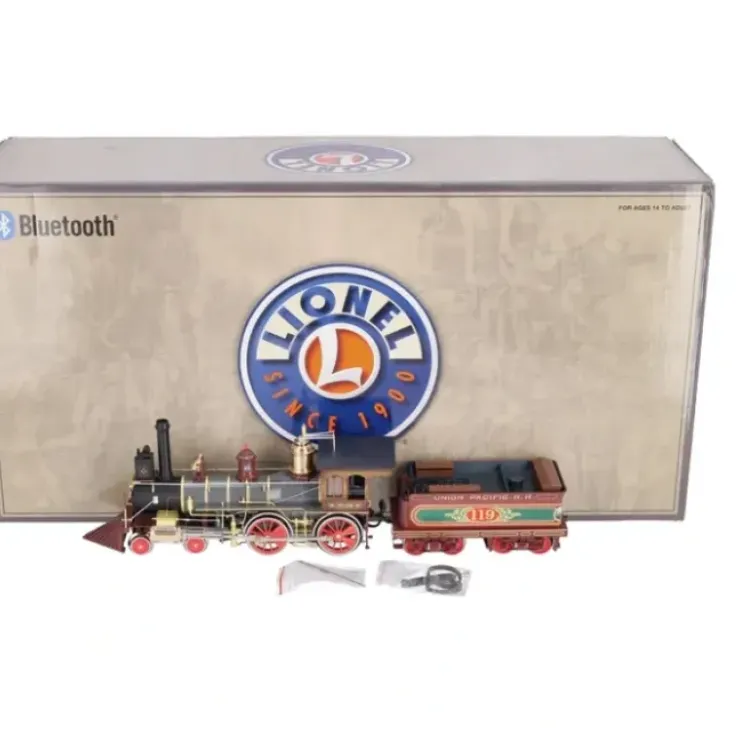 Lionel 1931660 O Brass Hybrid Union Pacific 4-4-0 Steam Engine #119 w/BTO NIB - Your Source for Gaming Essentials