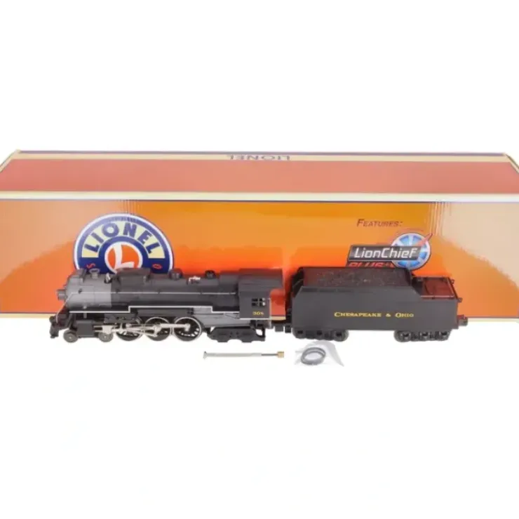 Lionel 6-81302 O C&O LionChief Plus 4-6-4 Hudson Steam Locomotive #308 - Your Source for Gaming Essentials