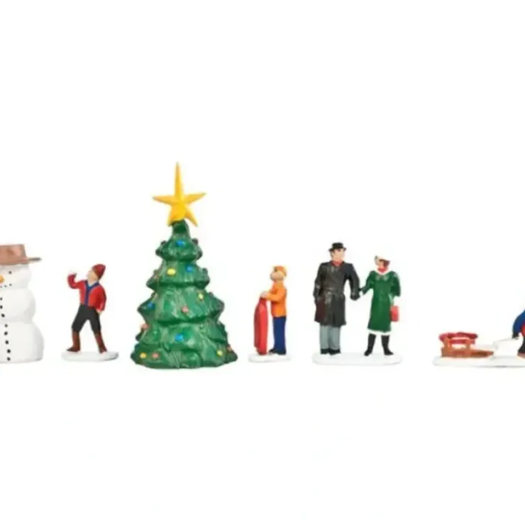 Lionel 6-37852 O Christmas People with Snowman and Christmas Tree (Set of 6) - Your Source for Gaming Essentials