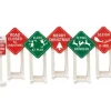 Lionel 6-37185 O Christmas Railroad Signs (Set of 6) - Your Source for Gaming Essentials