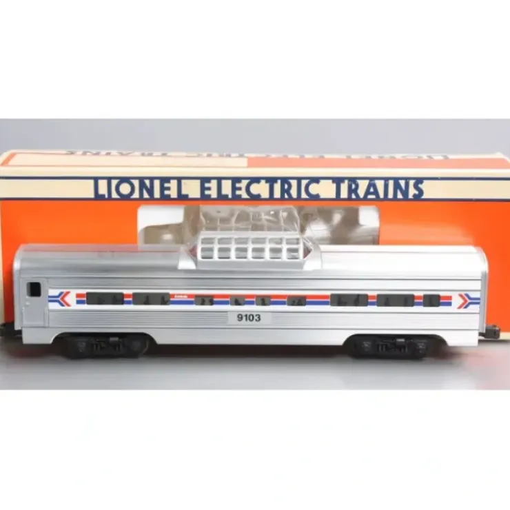 Lionel 6-19103 O Gauge Amtrak Aluminum Vista Dome Passenger Car #9103 LN/Box - Your Source for Gaming Essentials