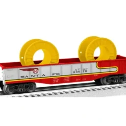 Lionel 6-26679 O Gauge ATSF Gondola With Reels - Your Source for Gaming Essentials