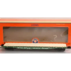 Lionel 6-19386 O Gauge Burlington Northern PS-4 Flatcar w/Stakes - Your Source for Gaming Essentials