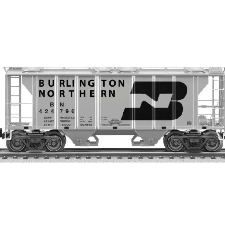 Lionel 6-27081 O Gauge Burlington Northern PS-2 Covered.Hopper #424796 - Your Source for Gaming Essentials