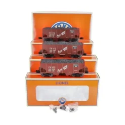 Lionel 6-81688 O Gauge Chicago, Burlington & Quincy 50-Ton GLA 2-Bay Hopper Cars - Your Source for Gaming Essentials