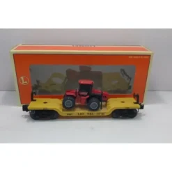 Lionel 6-16957 O Gauge Depressed-Center Flatcar with ERTL Case 4WD Loader #6461 LN/Box - Your Source for Gaming Essentials