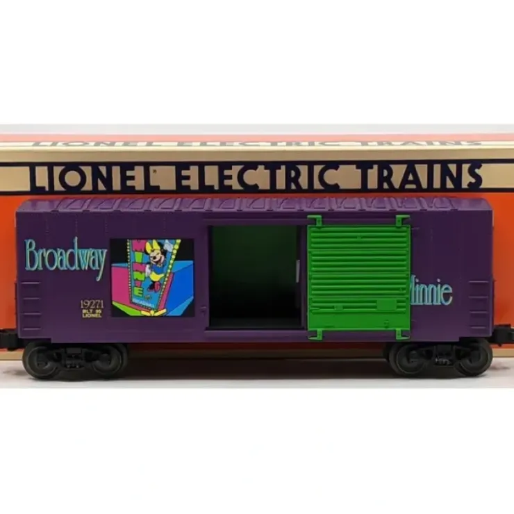 Lionel 6-19271 O Gauge Disney Broadway Minnie Mouse Hi-Cube Boxcar NIB - Your Source for Gaming Essentials
