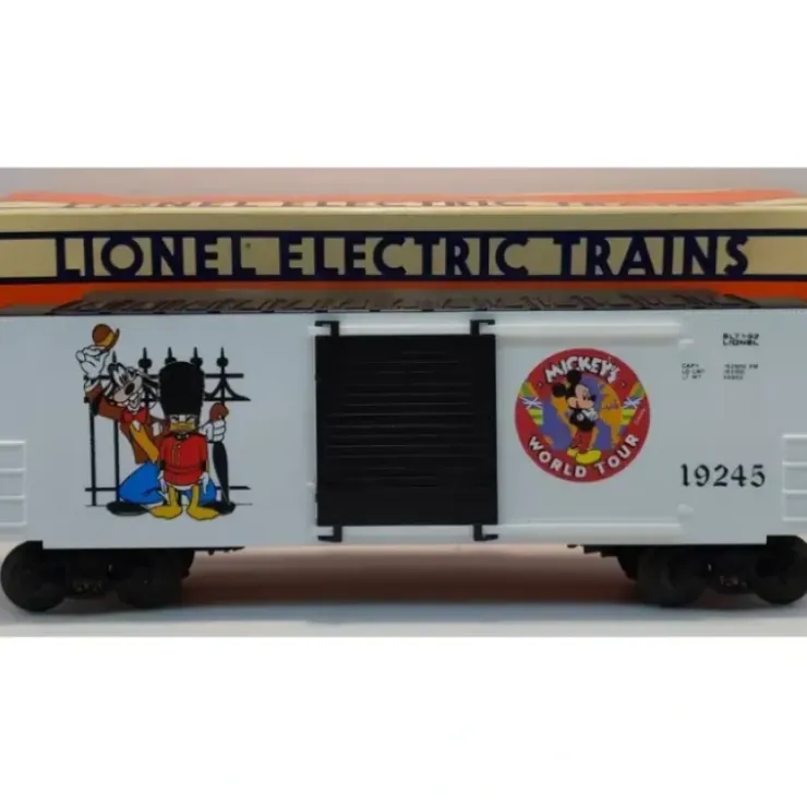 Lionel 6-19245 O Gauge Disney Mickeys World Tour Hi Cube Boxcar NIB - Your Source for Gaming Essentials