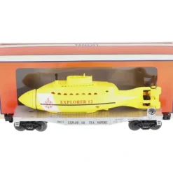 Lionel 6-29653 O Gauge Explorer Transport Flat Car w/ Submarine - Your Source for Gaming Essentials
