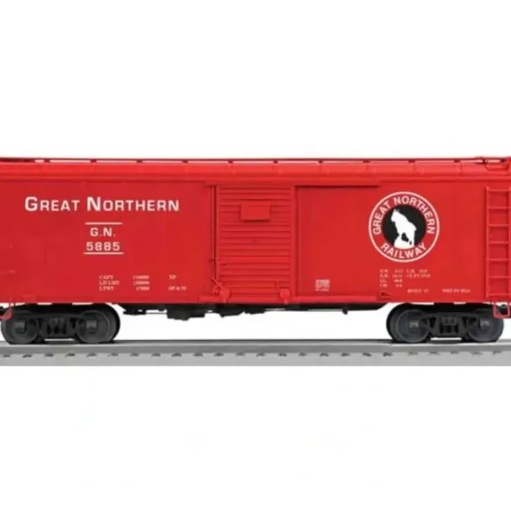Lionel 6-81828 O Gauge Great Northern Single-Door Round Roof Boxcar #5885 - Your Source for Gaming Essentials