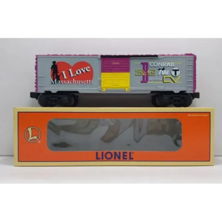Lionel 6-19951 O Gauge I Love Massachusetts Boxcar - Your Source for Gaming Essentials