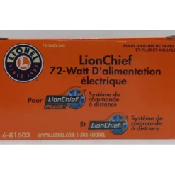Lionel 6-81603 O Gauge LionChief 72-Watt Wall Pack Power Supply 4 Amp - Your Source for Gaming Essentials