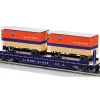 Lionel 6-81898 O Gauge Lionel Lines PS-4 Flatcar w/ 2 Piggyback Trailers #81898 - Your Source for Gaming Essentials