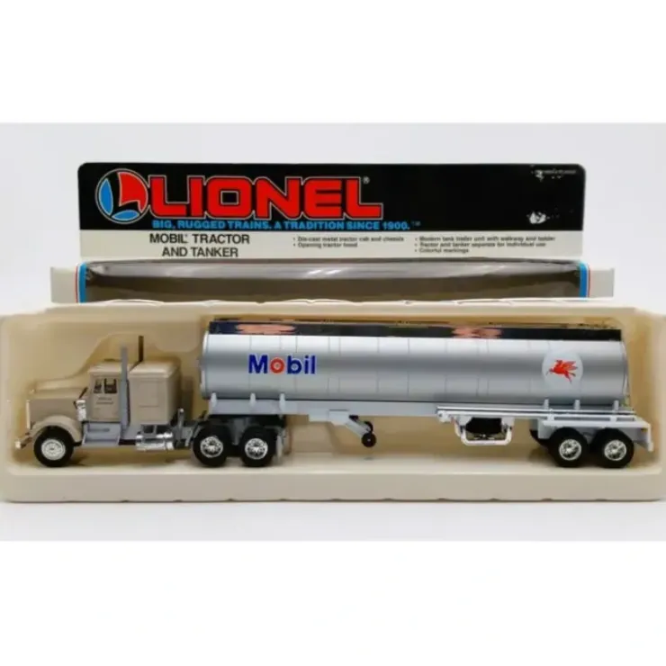Lionel 6-12808 O Gauge Mobil Tank-Tractor Trailer Truck EX/Box - Your Source for Gaming Essentials