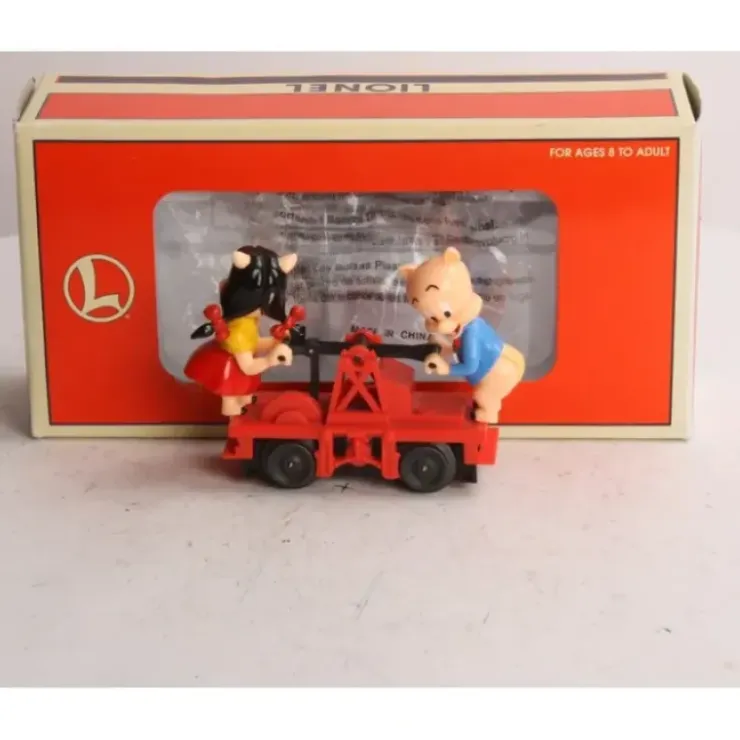 Lionel 6-18434 O Gauge Porky & Petunia Operating Handcar - Your Source for Gaming Essentials