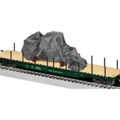 Lionel 6-82705 O Gauge Reading PS-4 Flatcar #7336 with Stakes & Tarped Load - Your Source for Gaming Essentials