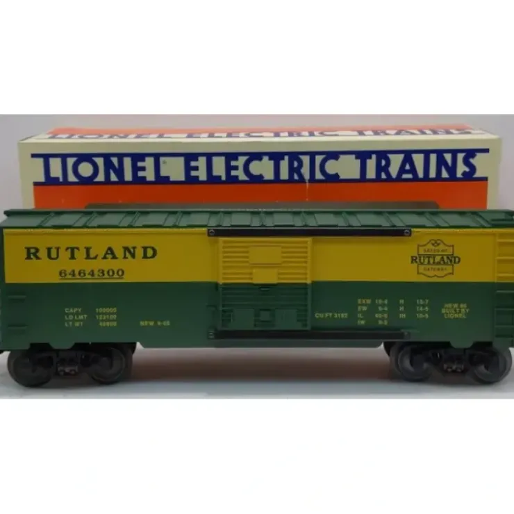 Lionel 6-19277 O Gauge Rutland Boxcar #6464-300 - Your Source for Gaming Essentials