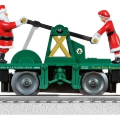 Lionel 6-38853 O Gauge Santa and Mrs. Claus Handcar - Your Source for Gaming Essentials