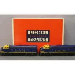 Lionel 6-18117 O Gauge Santa Fe Blue/Yellow F3 AA Diesel Set LN/Box - Your Source for Gaming Essentials