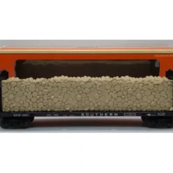 Lionel 6-16951 O Gauge 9823 Southern Bulkhead Flat Car w/ Simulated Wood Load LN/Box - Your Source for Gaming Essentials