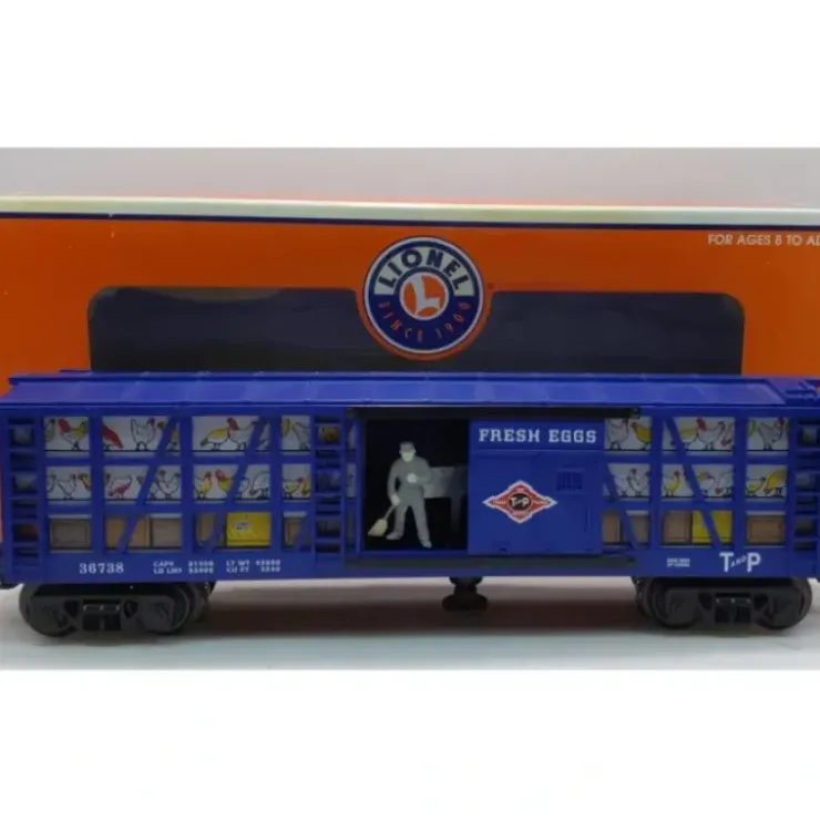 Lionel 6-36738 O Gauge Texas & Pacific Poultry Car w/ Sounds - Your Source for Gaming Essentials