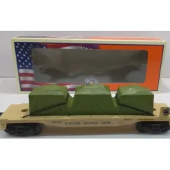 Lionel 6-39391 O Gauge US Army Flatcar w/ Tarped Freight Load - Your Source for Gaming Essentials
