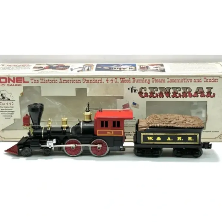 Lionel 6-8701 O Gauge W&ARR General 4-4-0 Steam Locomotive and Tender #3 LN/Box - Your Source for Gaming Essentials
