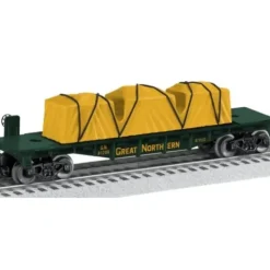 Lionel 6-81206 O Great Northern Flatcar with Tarped Freight Load - USA - Your Source for Gaming Essentials