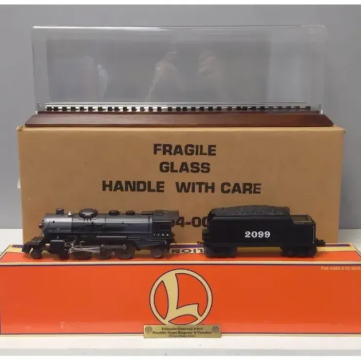 Lionel 6-18669 O Illinois Central 4-6-2 Steam Loco & Tender #2099 w/ Display LN/Box - Your Source for Gaming Essentials