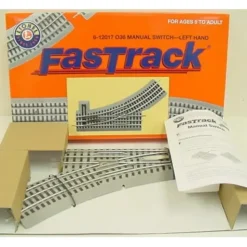 Lionel 6-12017 O-36 Left Hand Manual FasTrack Switch Turnout EX/Box - Your Source for Gaming Essentials